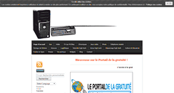 Desktop Screenshot of portail-de-la-gratuite.com