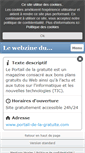 Mobile Screenshot of portail-de-la-gratuite.com